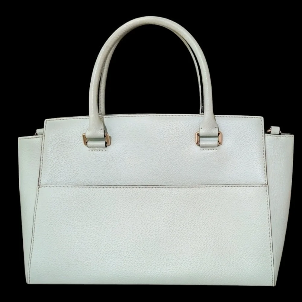 Kate Spade Grove Street Lana Leather Tote Island Blue w/ Strap Work Bag